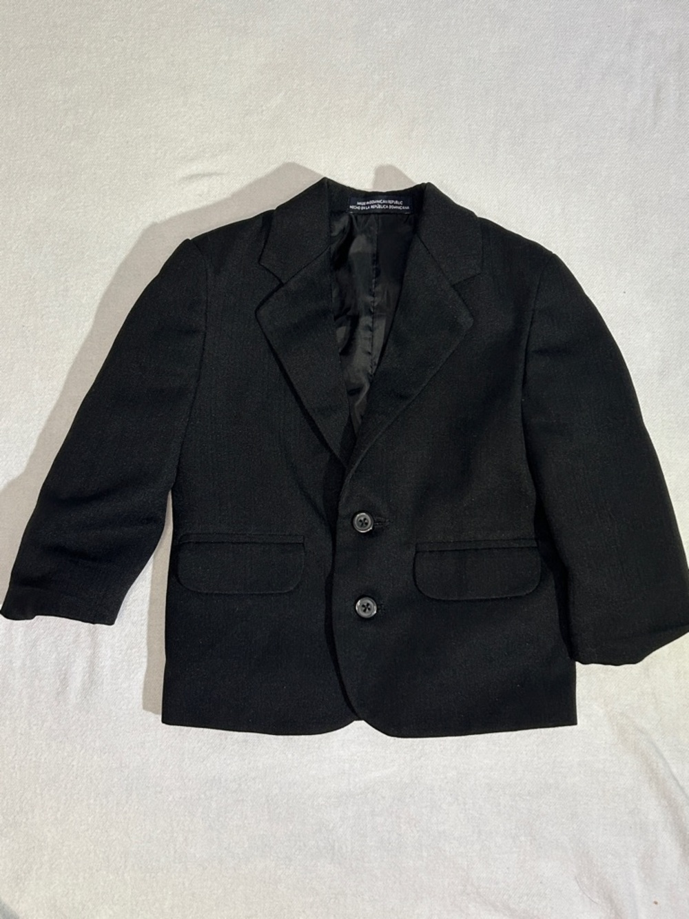 Nautica Black Kids Blazer - Two-Button Dress Jacket